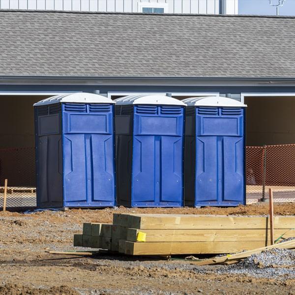 Heavy-duty construction site porta potty in Walla Walla, Washington