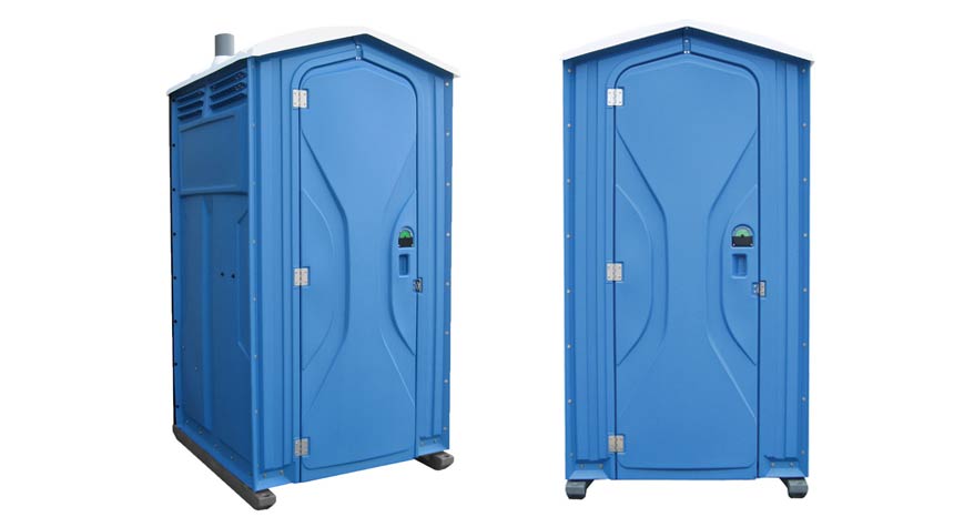 Long-term porta potty units on site in Walla Walla, Washington